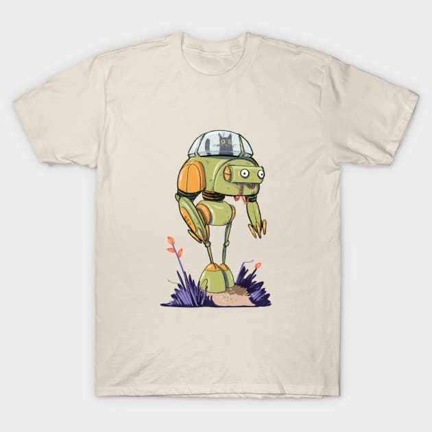 March of robots 2 T-Shirt by Annada Menon